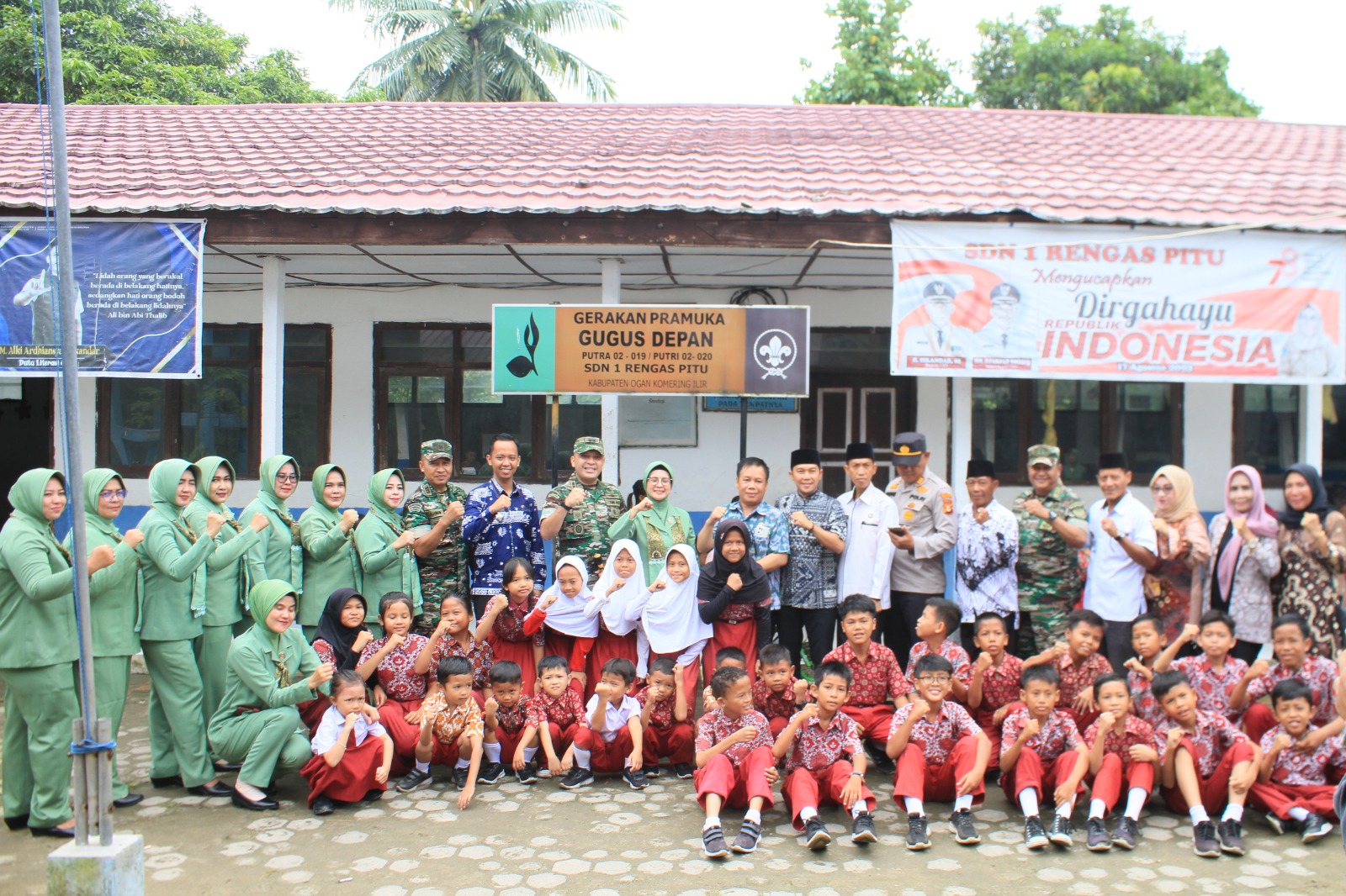 Program Unggulan Dapur Masuk Sekolah Kembali Dilanjutkan, Kunjungi SD Negeri 1 Rengas Pitu SP Padang OKI