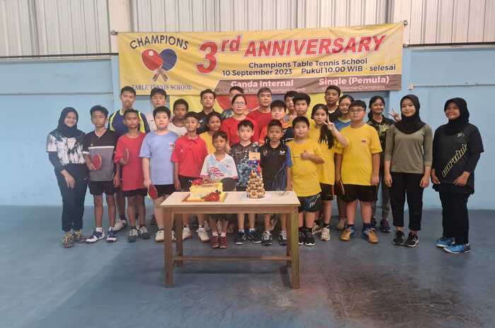 Ini Juara Turnamen Champions Table Tennis Cup 2023