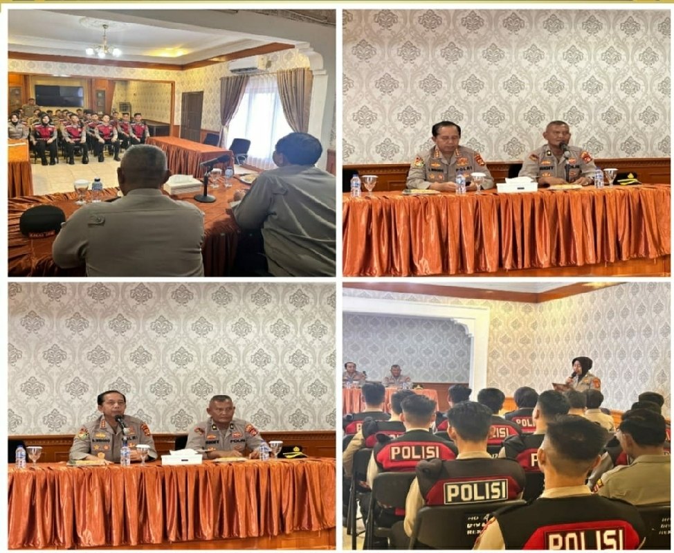 Polres Ogan Ilir Lakukan Evaluasi Kompetensi Siswa Diktukba Polri