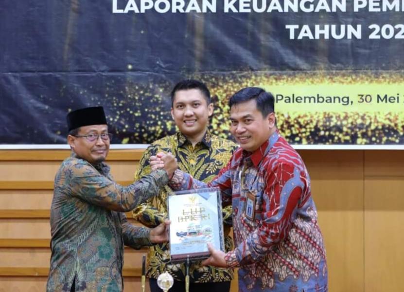 Pemkab Ogan Ilir Raih WTP Tahun 2023