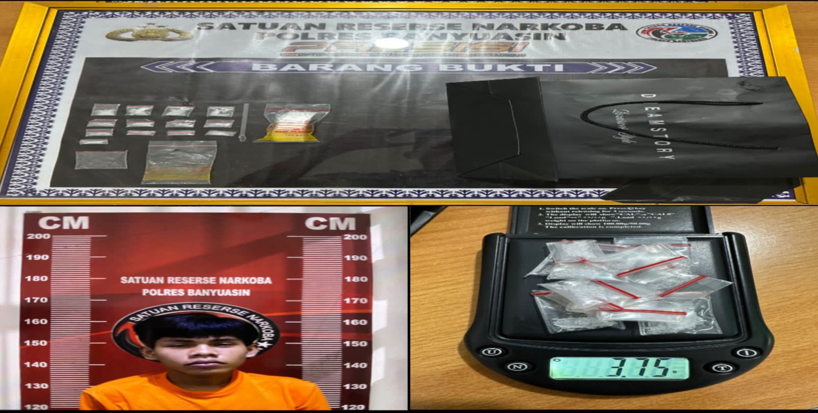 Simpan Sabu di Kamar, Pemuda  18 Tahun Ditangkap