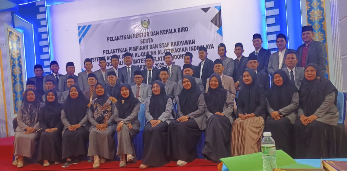 Rektor dan Kabiro IAIQ Al-Ittifaqiah Indralaya  Ogan  Ilir Dilantik