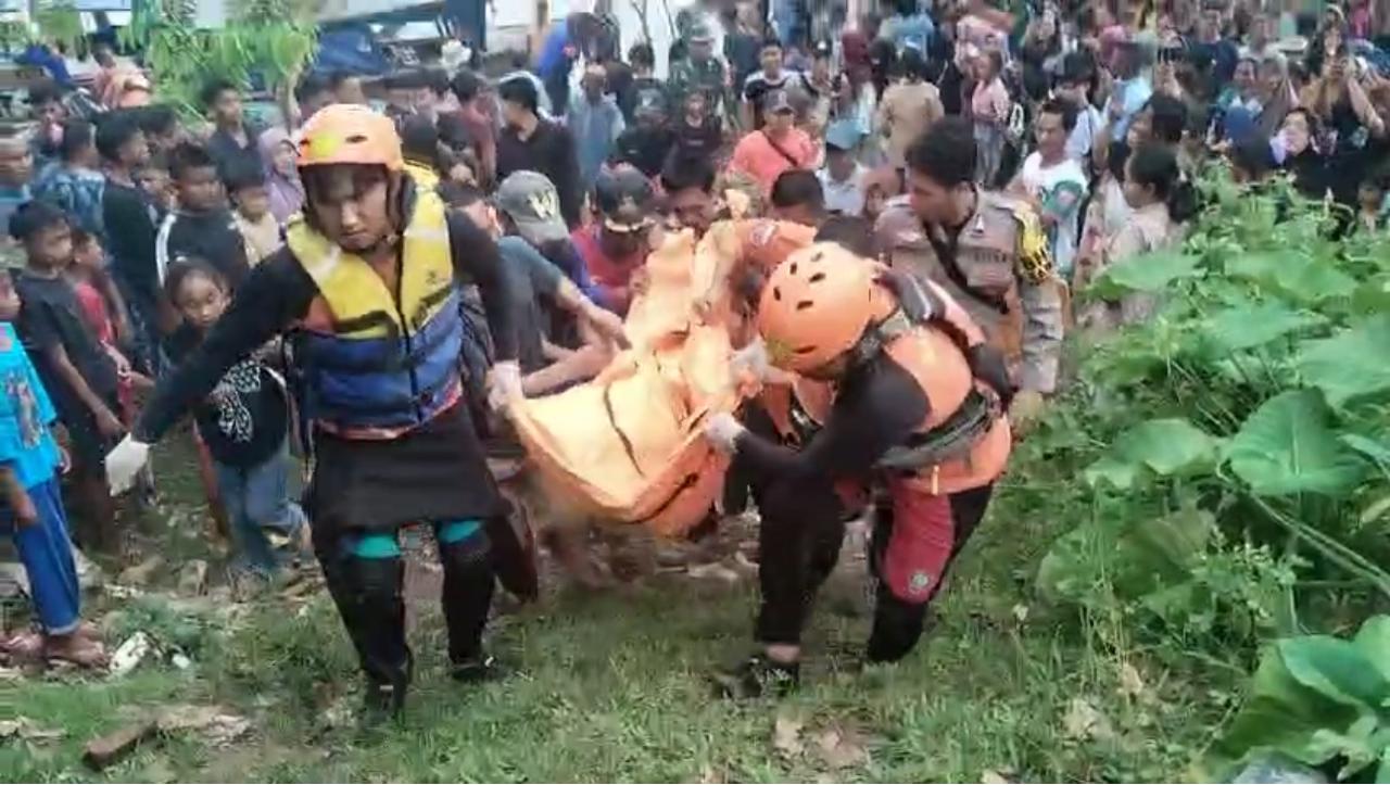 Gerak Cepat Tim Gabungan Muba Temukan Lansia Tenggelam