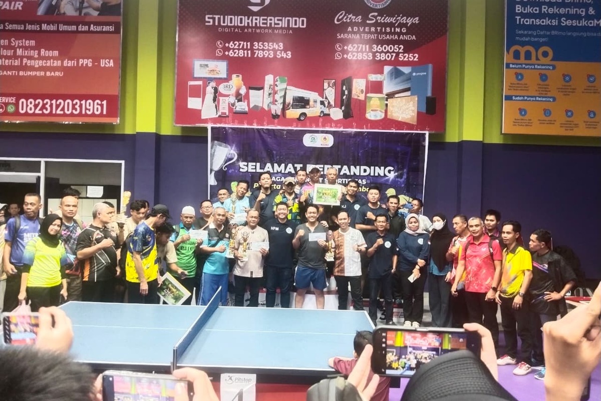 Ini Juara Liga Tenis Meja Palembang 2026 Edisi I