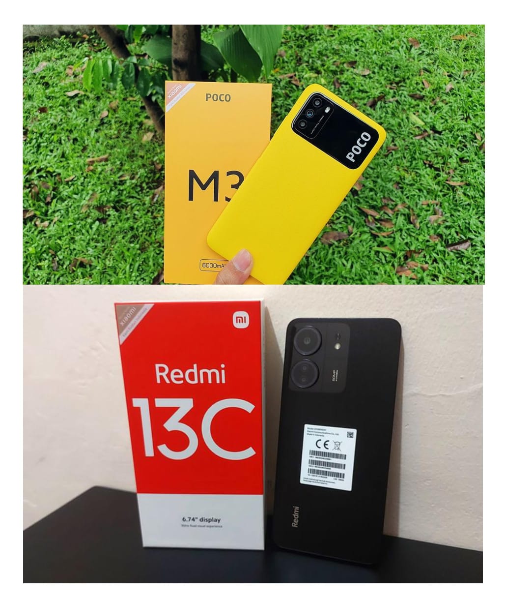 Perbandingan Spesifikasi POCO M3 dengan Redmi 13C 4G Selisih Harga Rp100 Ribu Pilih Mana?