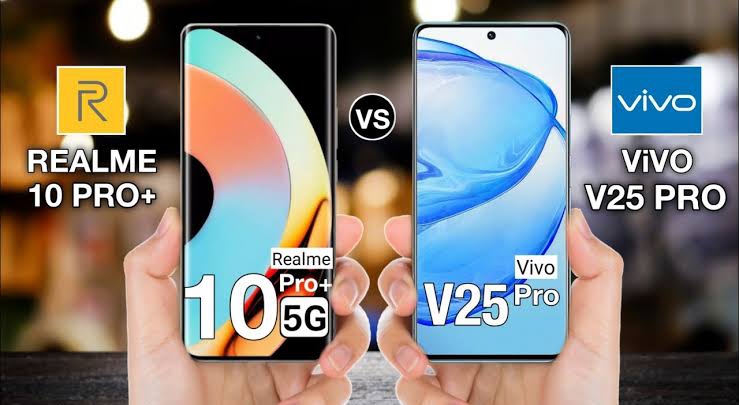 Perbandingan Spesifikasi Realme 10 Pro Plus dengan Vivo V25 Pro, Selisih Harga Beda Tipis Mending Pilih Mana?