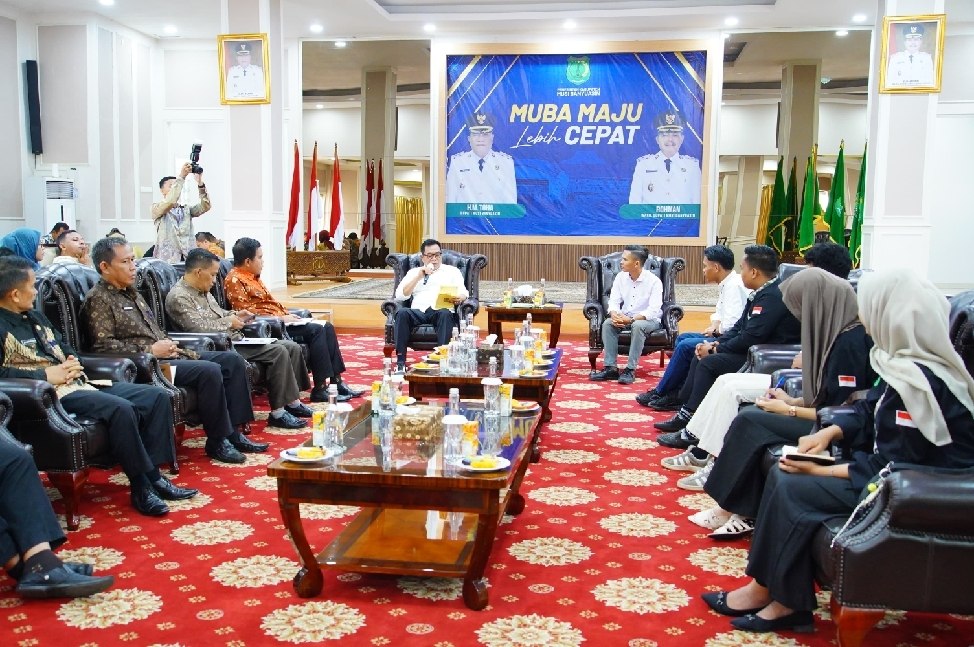 Bupati Muba Terima Audiensi IMMUBA, Bahas Program Kepemudaan dan Pembangunan Daerah