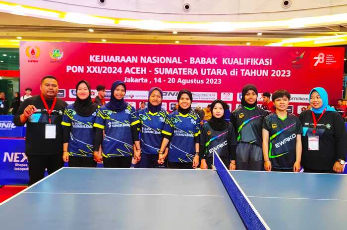 Tim Putri Tenis Meja Sumsel Lolos PON Aceh-Sumut 2024, TC Menggantung