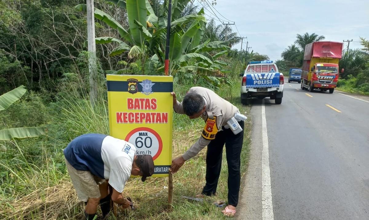 Jalinsum Padat, Polres Muratara Himbau Pengendara Kurangi Kecepatan