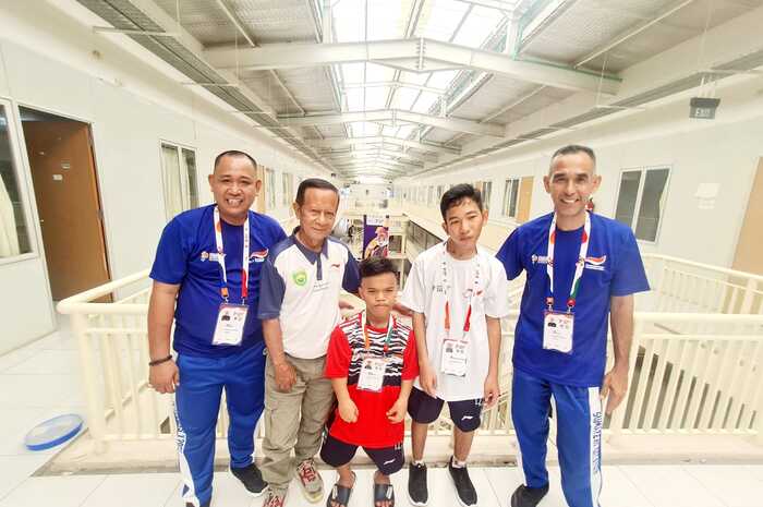 Toni Irfansyah, Raih Medali Pertama Sumsel di Cabor Parabadminton Peparpenas X 2023