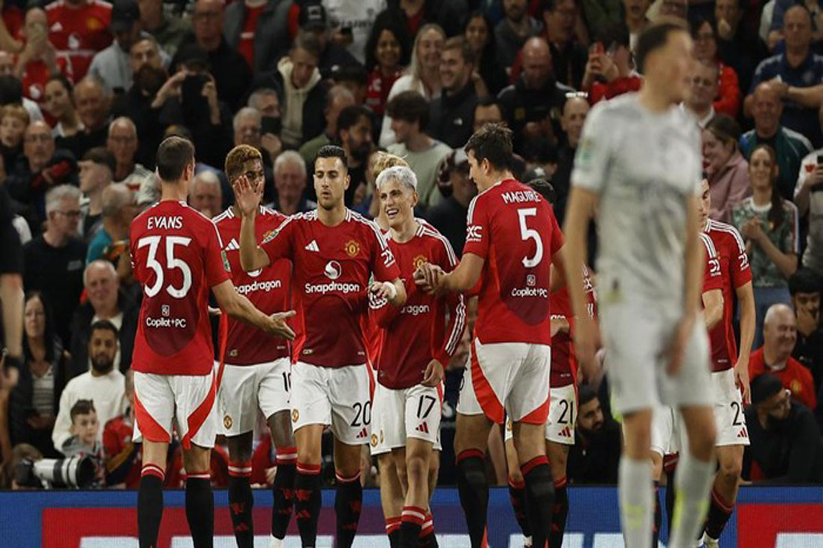 Liga Inggris 2024-2025: MU Bantai Barnsley 7-0