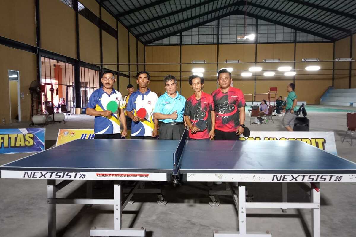Yuri/Dodo Juara Tenis Meja Bupati Banyuasin Cup 2026