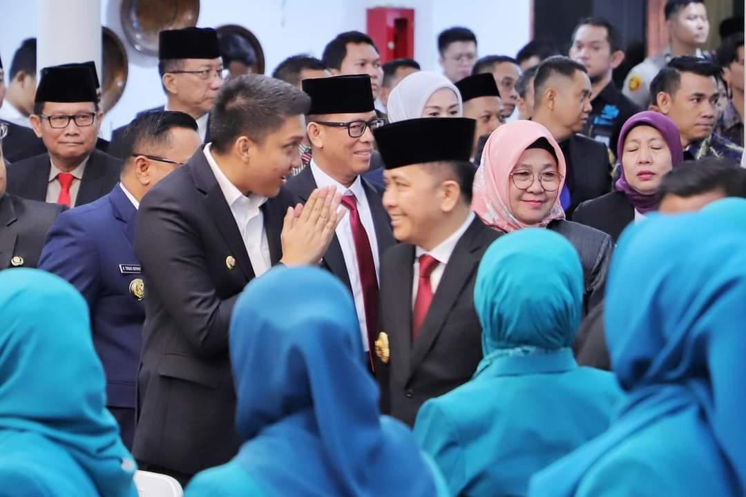 Bupati Panca Hadiri Pelantikan Pj Bupati OKI, Oleh PJ Gubernur