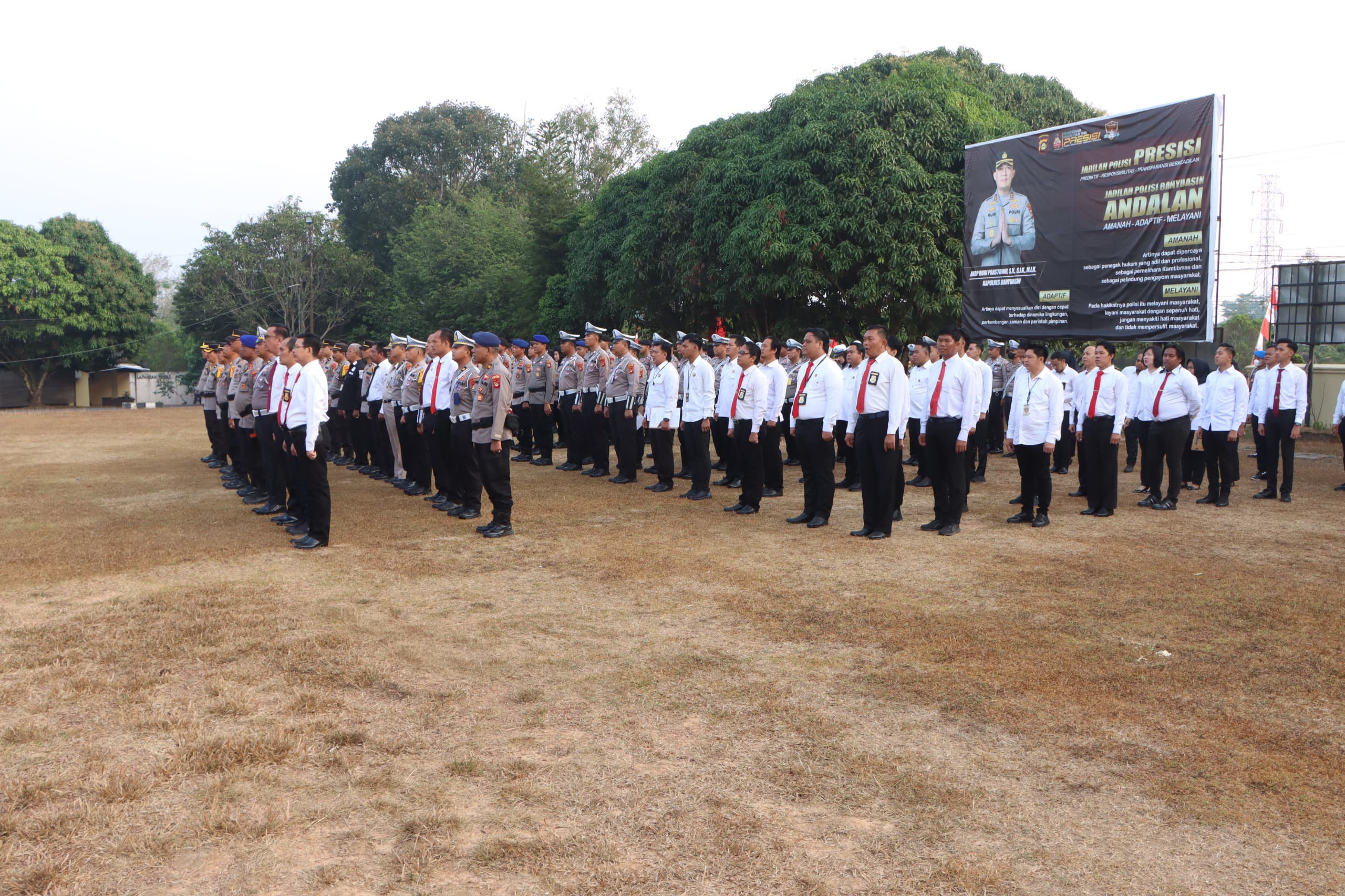 Polres Banyuasin Komitmen Berantas dan Perangi Narkotika