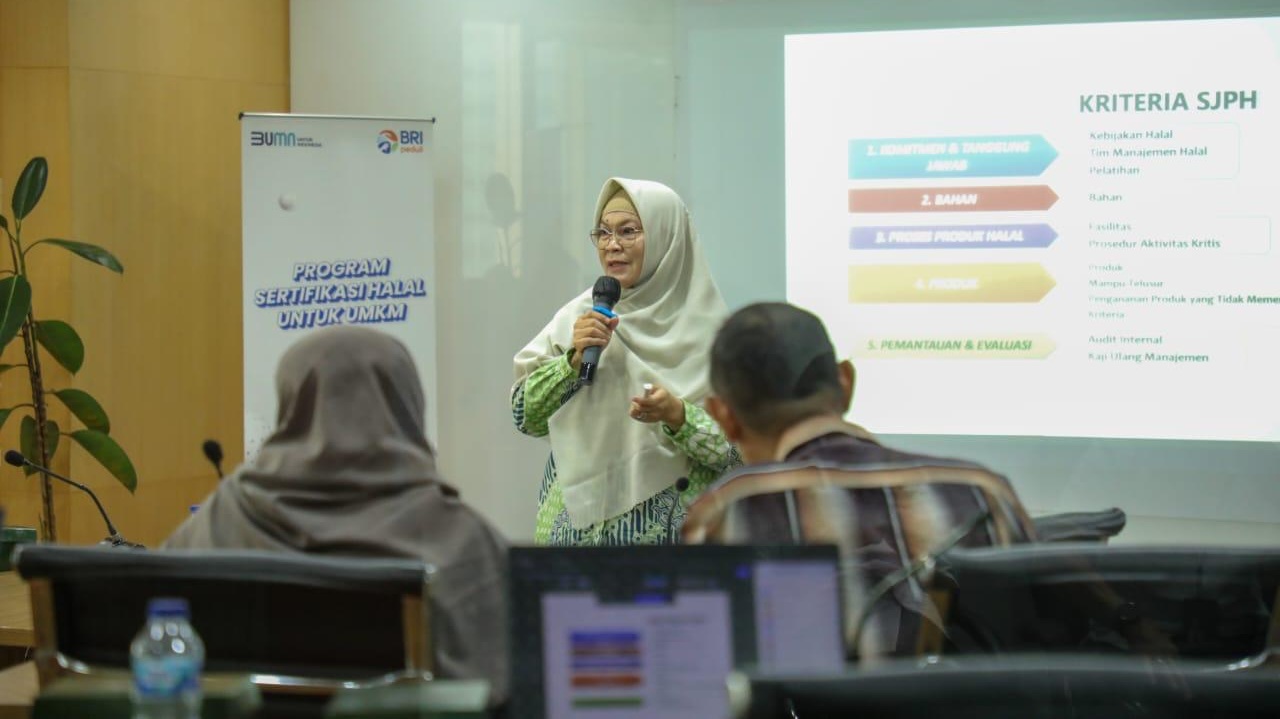 Dorong Daya Saing UMKM, BRI Fasilitasi Sertifikasi Halal bagi UMKM melalui Program BRI Peduli