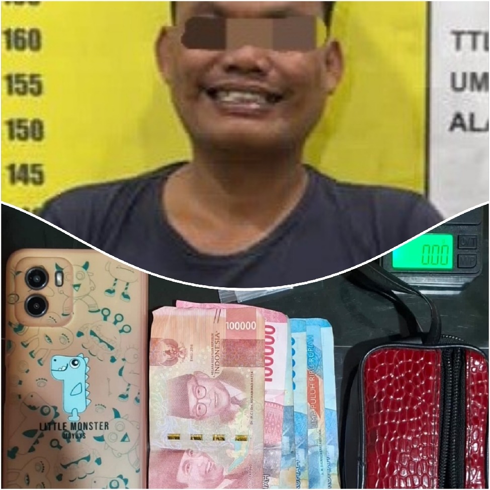 Dompet Merah Berisi Sabu, Warga 5 Ulu Palembang di Bekuk