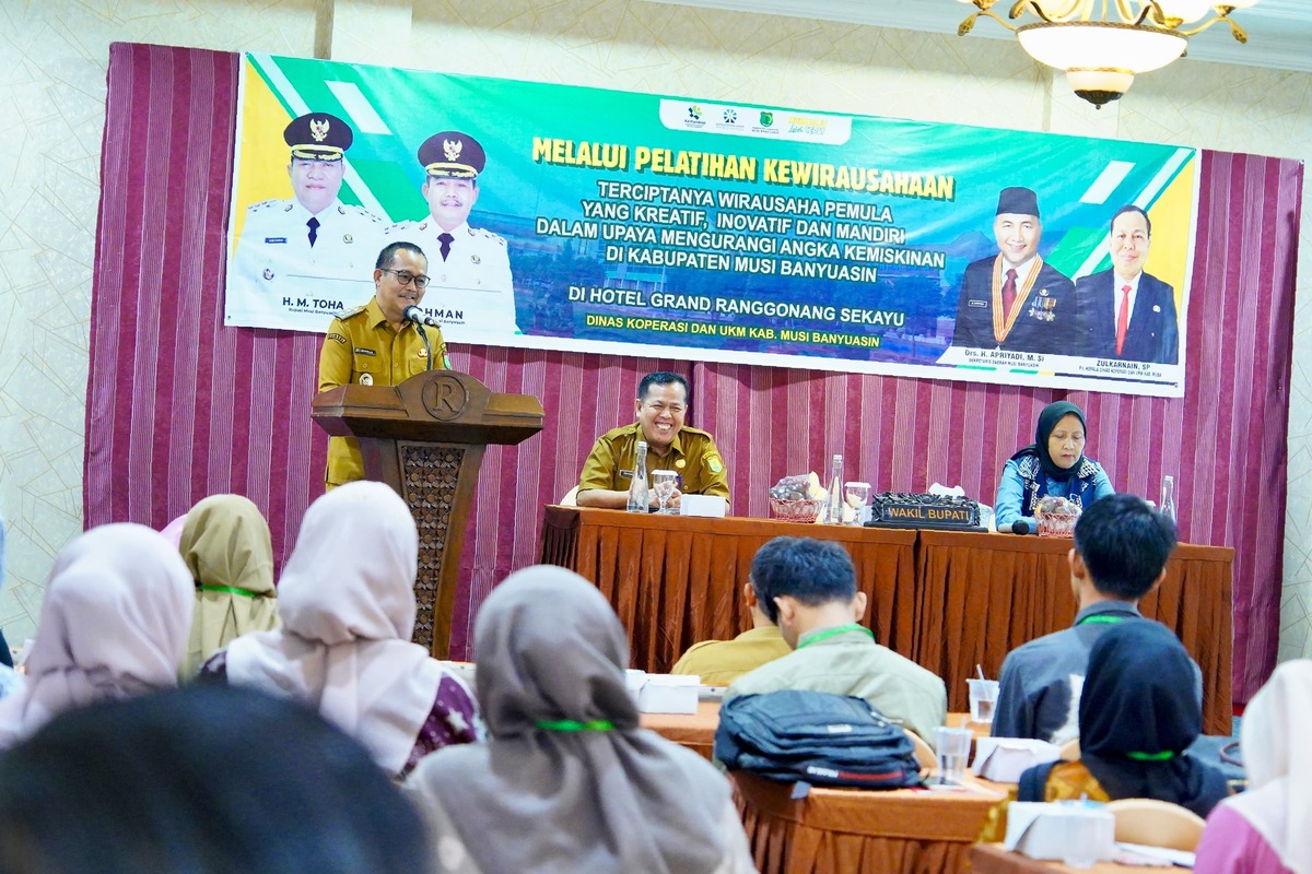 Buka Pelatihan Kewirausahaan, ini Pesan Wabup Muba