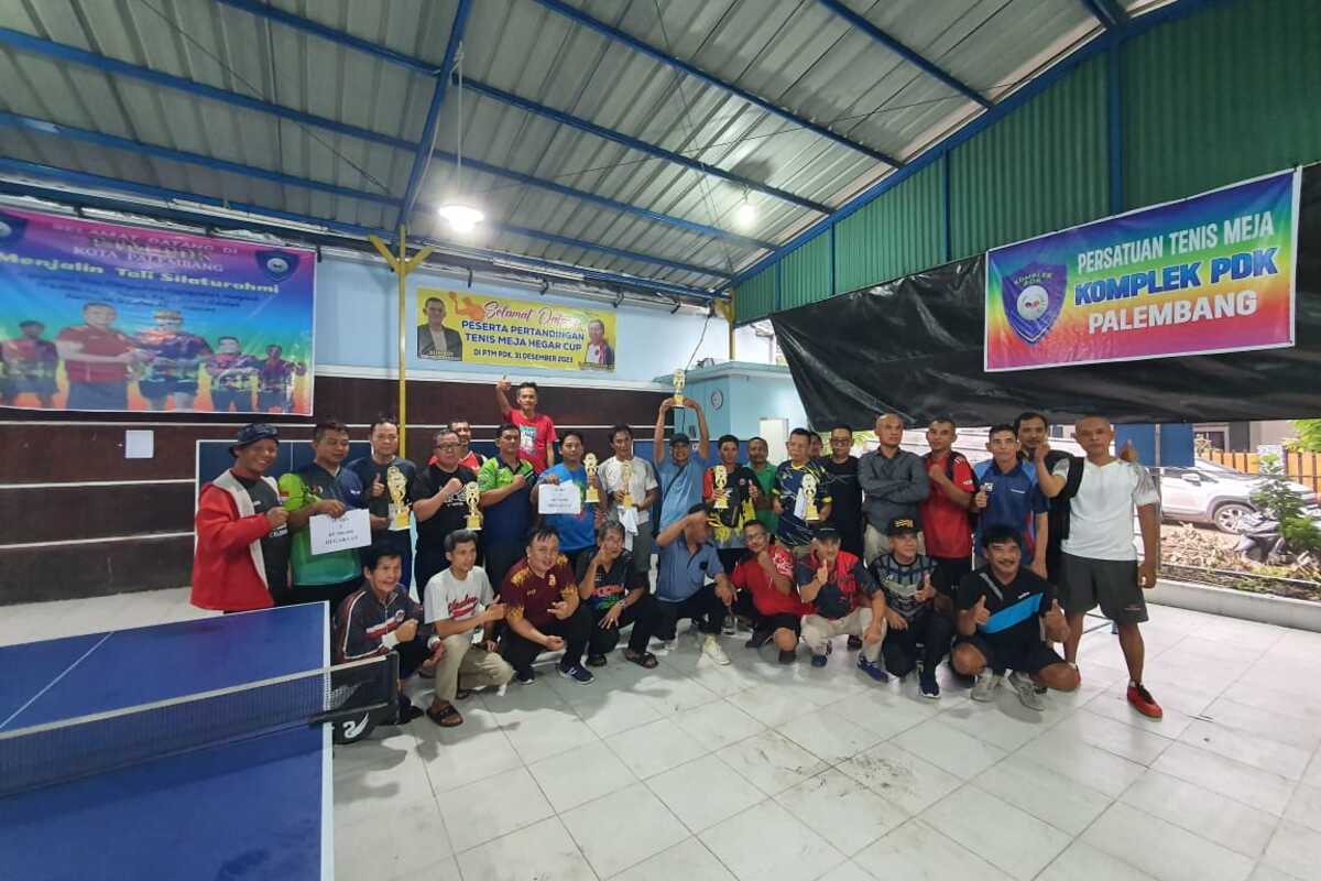 Ferdiansyah/Sam Juara Turnamen Tenis Meja Hegar Cup