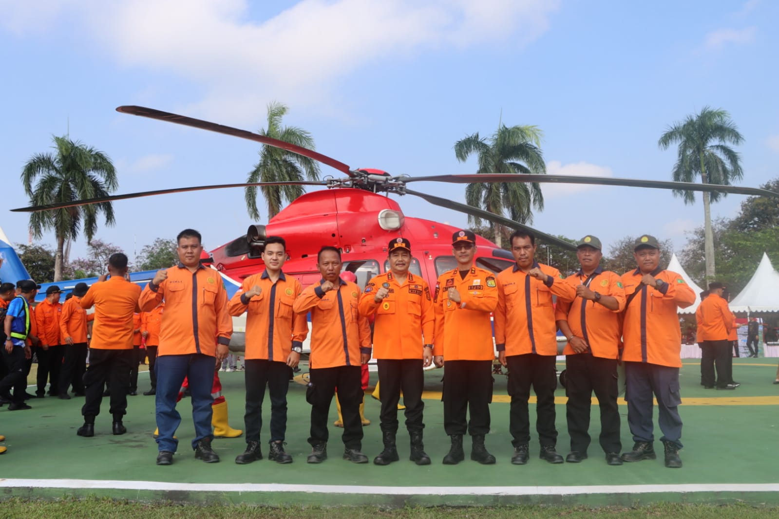 Ikuti Apel Siaga Karhutla di Griya Agung, Wabup Rohman : Muba Komitmen Cegah Karhutlah 