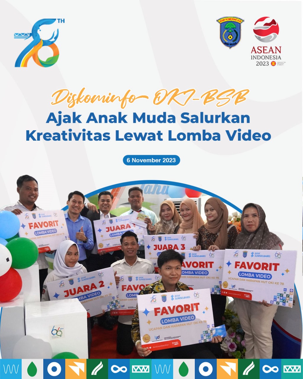 Diskominfo OKI-BSB Ajak Anak Muda Salurkan Kreativitas Lewat Lomba Video 