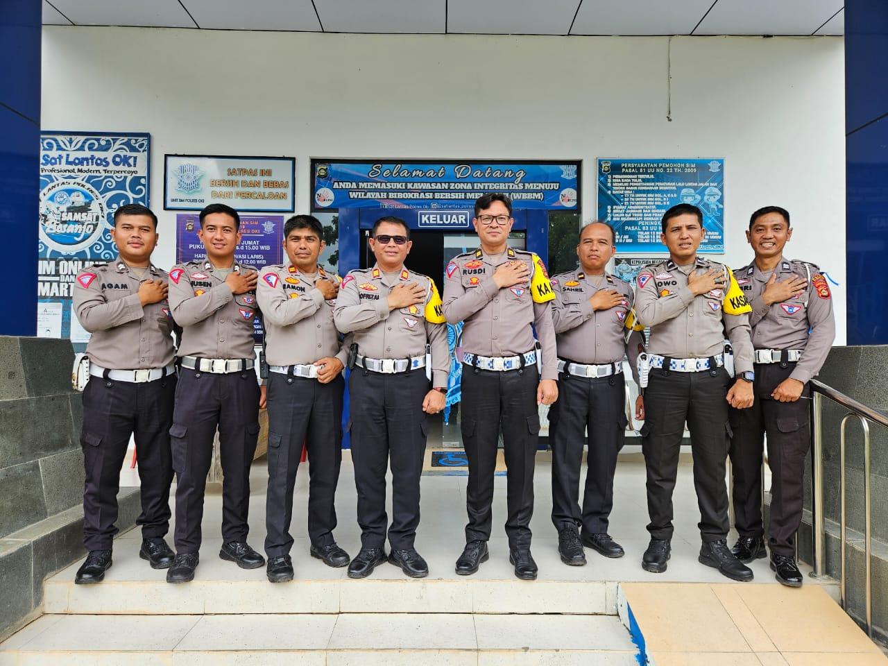 Sat Lantas Polres Ogan Ilir ikuti Supervisi Operasi Keselamatan Musi 2024 di Polres OKI