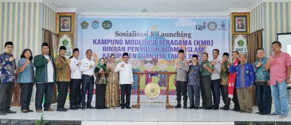 Wabup H. Ardani Launching Kampung Moderasi Beragama Ogan Ilir