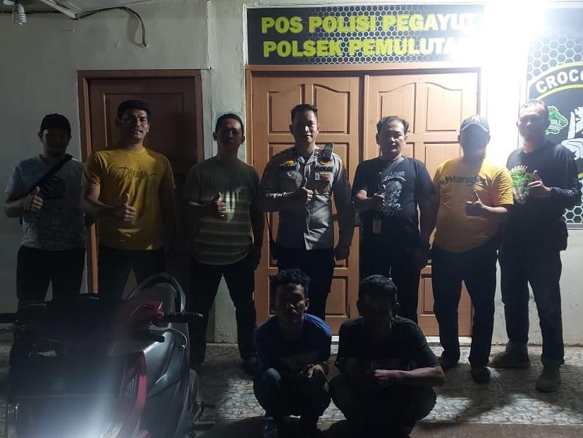 Motor Ibu Guru Di Gasak Maling,  Saat di Pakai Anaknya