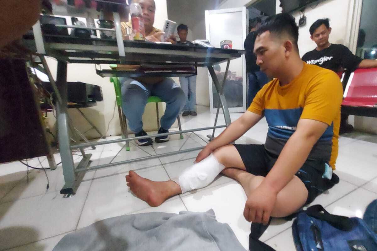 Pencuri Motor Bule Rusia Ditangkap Jatanras Polda Sumsel, Kaki Tersangka Ditembak