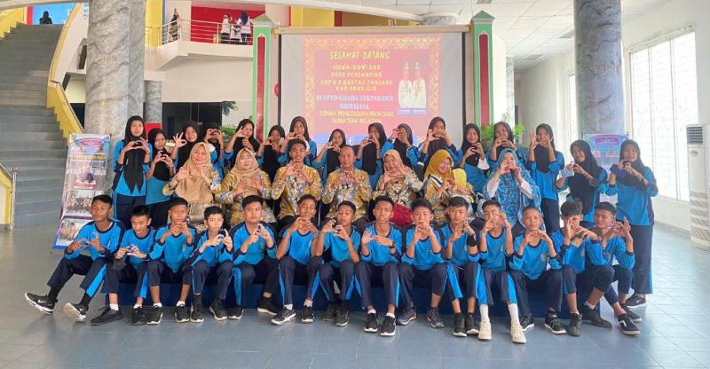 Field Trip, Pelajar SMPN 3 Rantau Panjang Ogan Ilir Kunjungi Graha Teknologi Sriwijaya