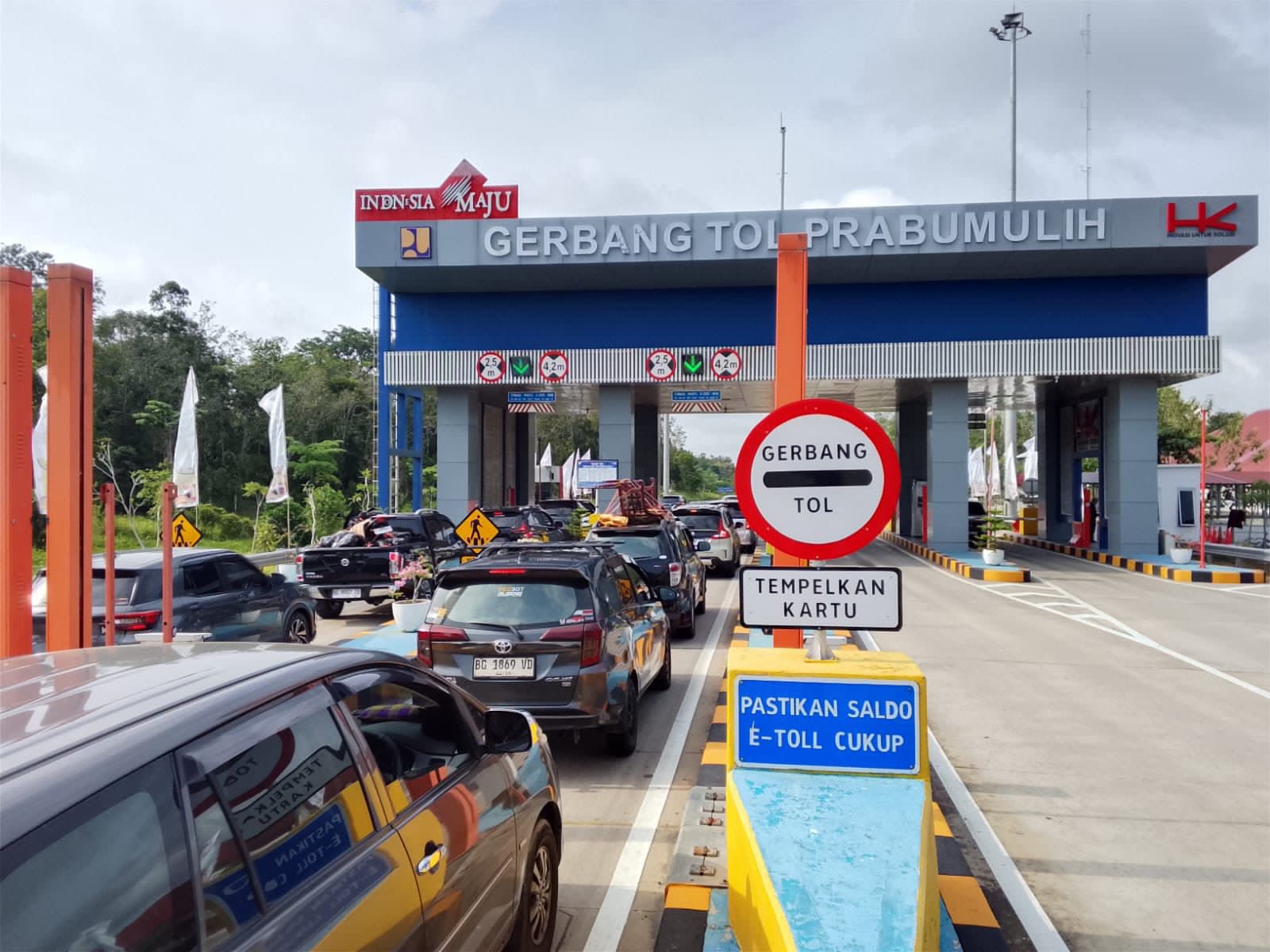 34.199 Kendaraan  Arus Balik Lebaran 2026 Lintasi Tol Palindra dan Indraprabu