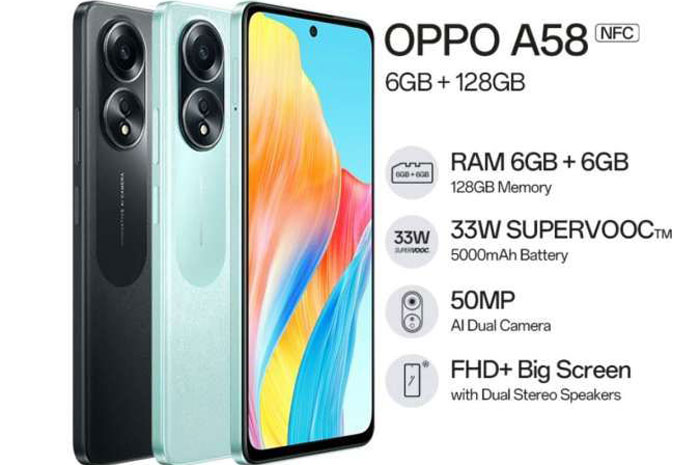 Dirilis Agustus 2023, Oppo A58 Banyak Peminat