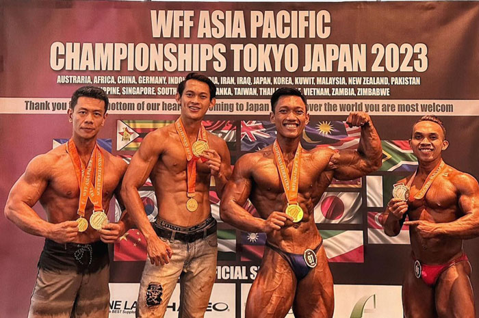 4 Binaragawan Indonesia Juara di WFF Asia Championships 2023, Salah Satunya Kekasih Irma Darmawangsa