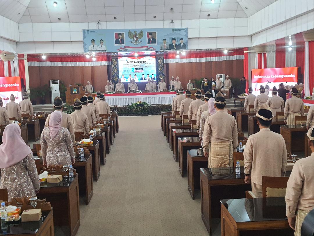 Suharto SH Pimpin Sidang Paripurna HUT  ke 20 Ogan Ilir