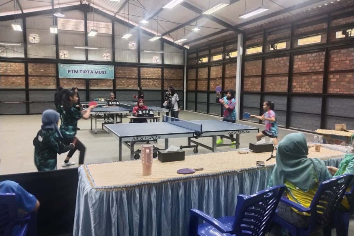 Turnamen Tenis Meja Perwosi Cup Resmi Dimulai, 21 Ganda Putri se-Sumsel Berkompetisi
