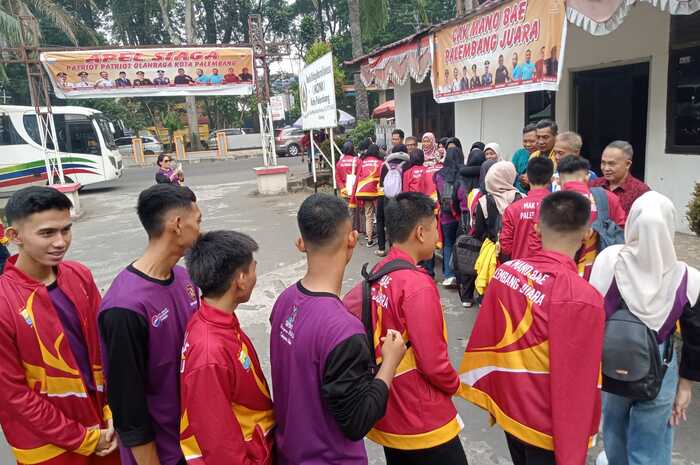 Kontingen Shorinji Kempo Palembang Dilepas, Target Pertahankan 6 Emas Porprov Sumsel 2021