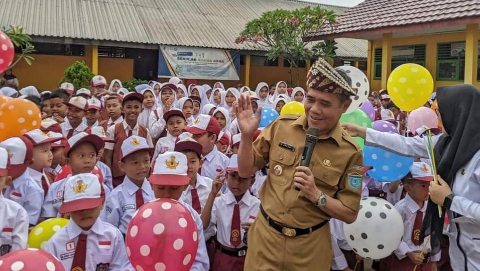 Wabup Ardani Hadiri Pembukaan Kegiatan MPLS di SDN 5 Indralaya 