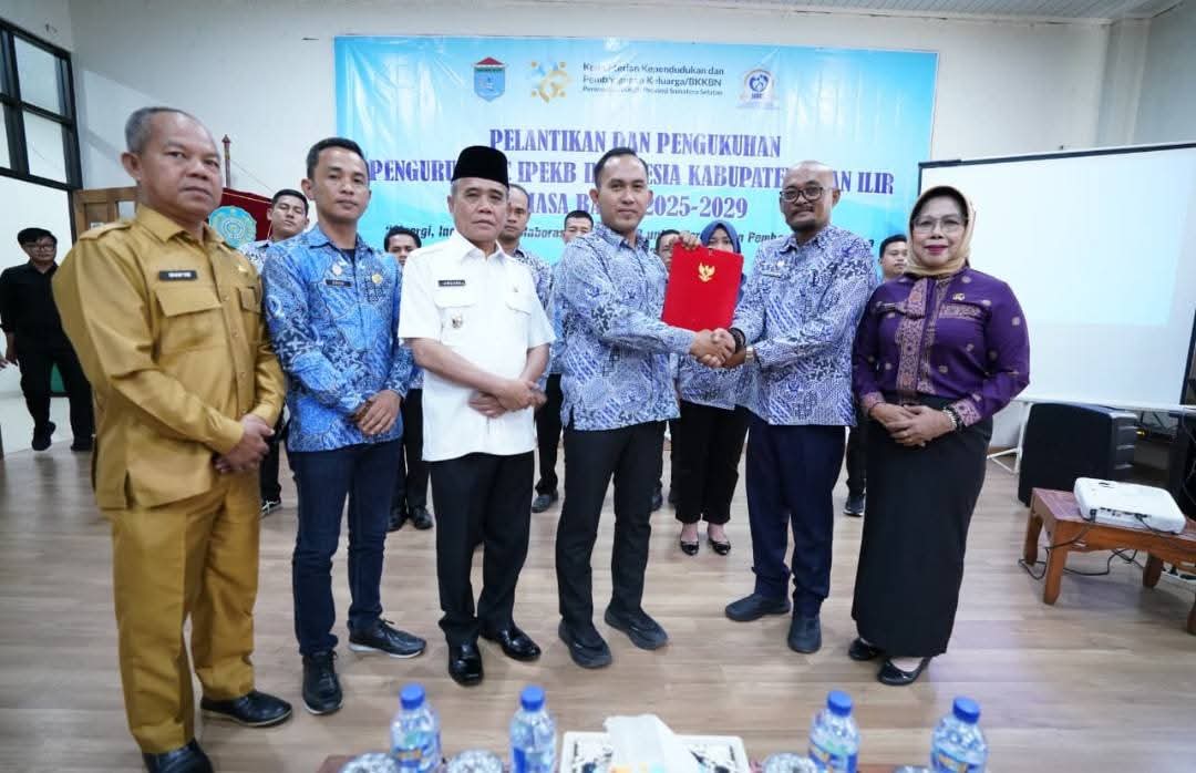 Dikukuhkan Pengurus DPC IPEKB Indonesia Kabupaten Ogan Ilir Masa Bakti 2025-2029