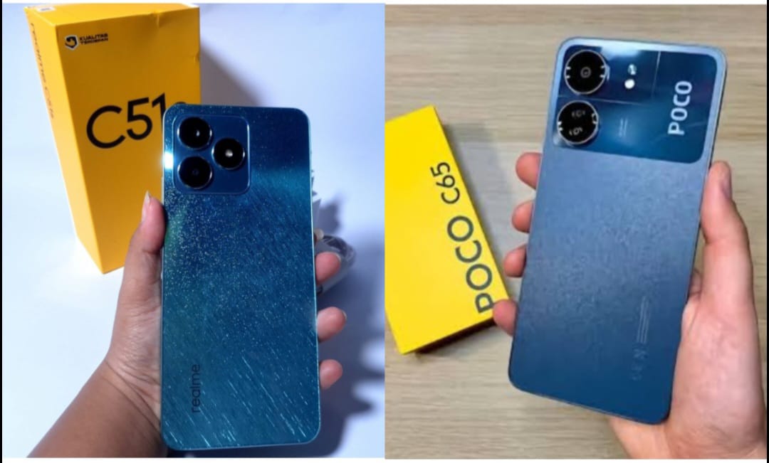 Perbandingan Spesifikasi Realme C51s dengan POCO C65, HP Entry Level Selisih Harga Beda Tipis Pilih Mana?