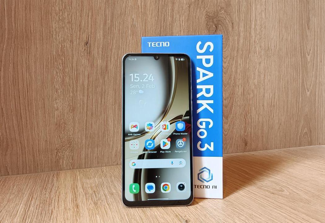 Tecno Spark Go 3 : Disupport Layar IPS LCD dengan Refresh Rate 120 Hz