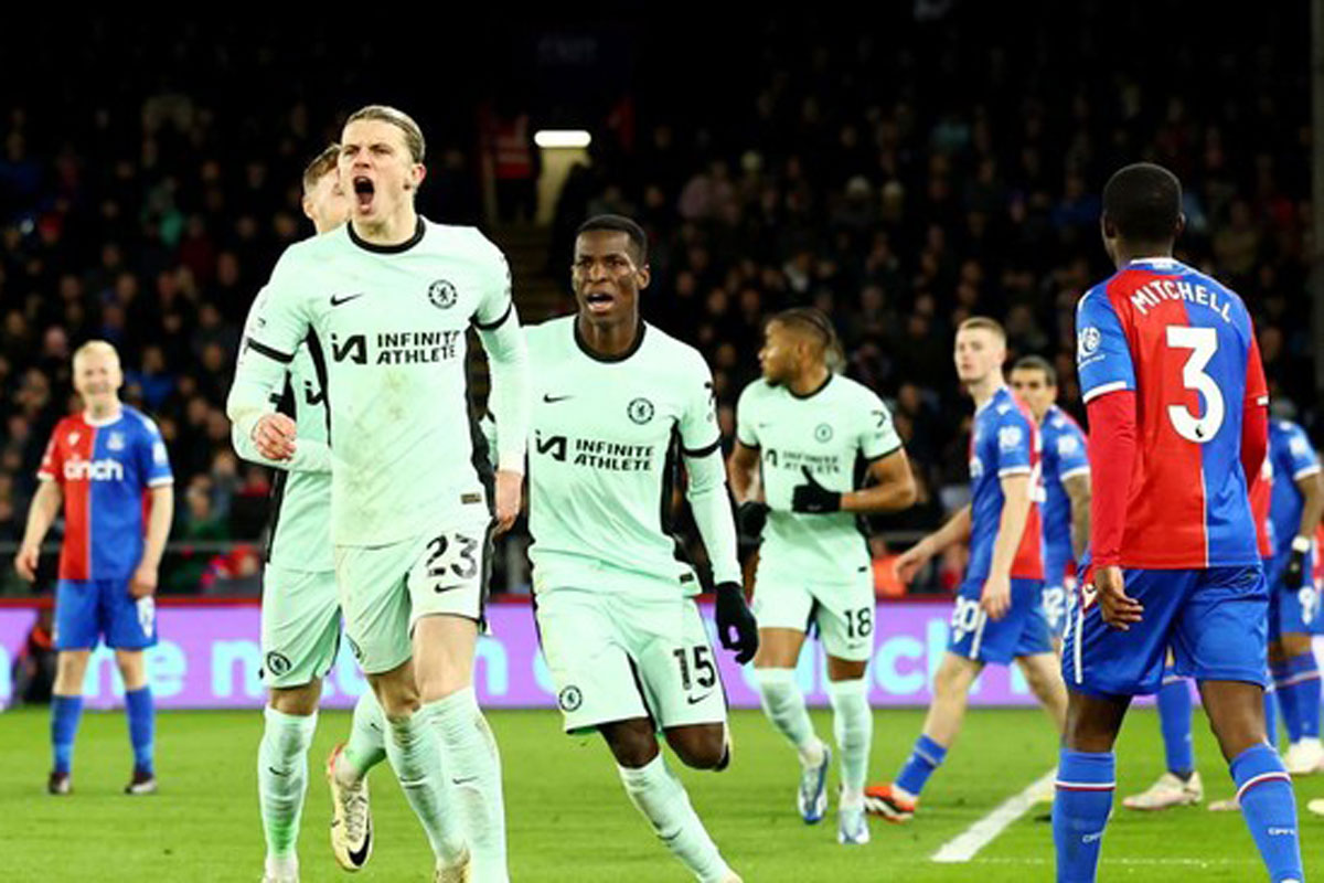 Liga Inggris 2023/2024: Tertinggal Lebih Dulu, Chelsea Kubur Mimpi Crystal Palace 3-1