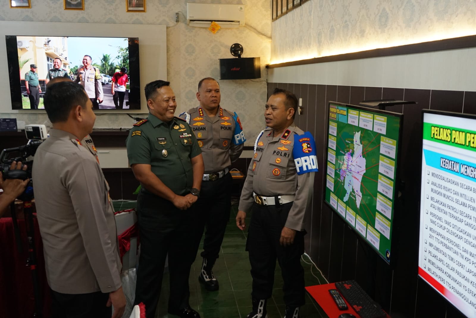 Kunjungan Kerja Karo Provos Divpropam Polri Ke Kodim 0402/OKI. Ini Pesannya 