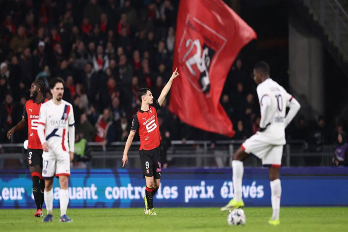 Tampil Dominan, PSG Kalah 1-3 di Kandang Rennes