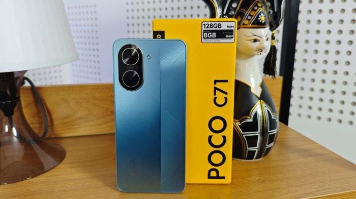 POCO C71, HP Entry Level yang Punya Layar Lebar 6,88 Inci