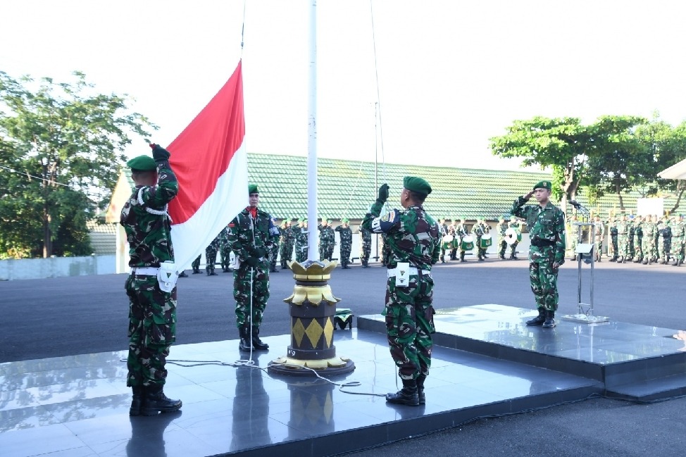 Jaga Nama Baik Institusi, Pesan Panglima TNI dalam Upacara 17-an Korem 044/Gapo