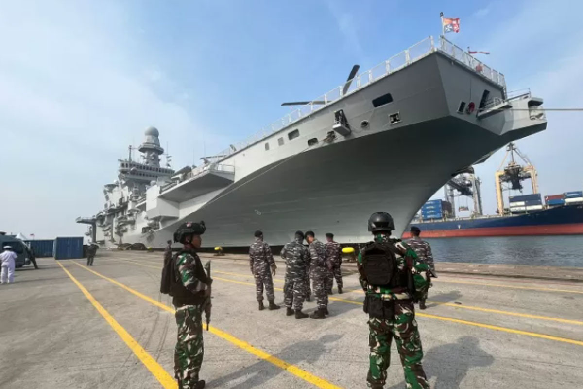 Pelabuhan Tanjung Priok Disandari 3 Kapal Perang Italia, Ada Apa? 