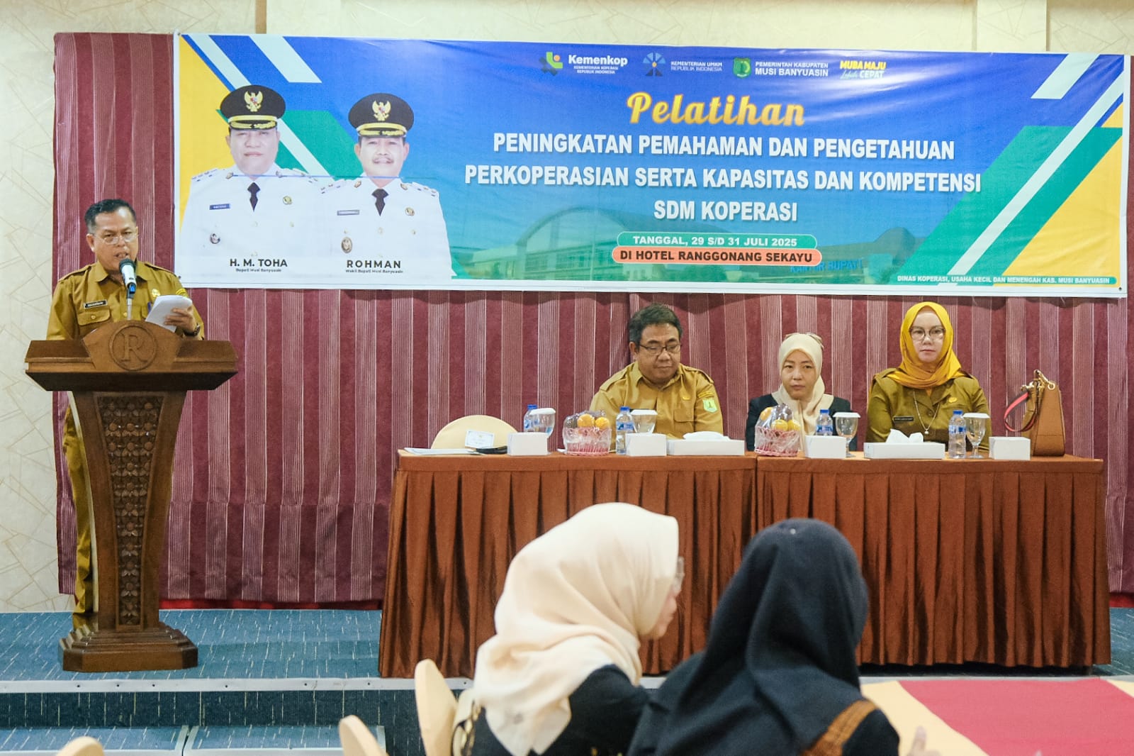 Pemkab Muba Siap Tingkatkan SDM Koperasi Untuk Wujudkan Tumbuh Kembangnya di Perekonomian