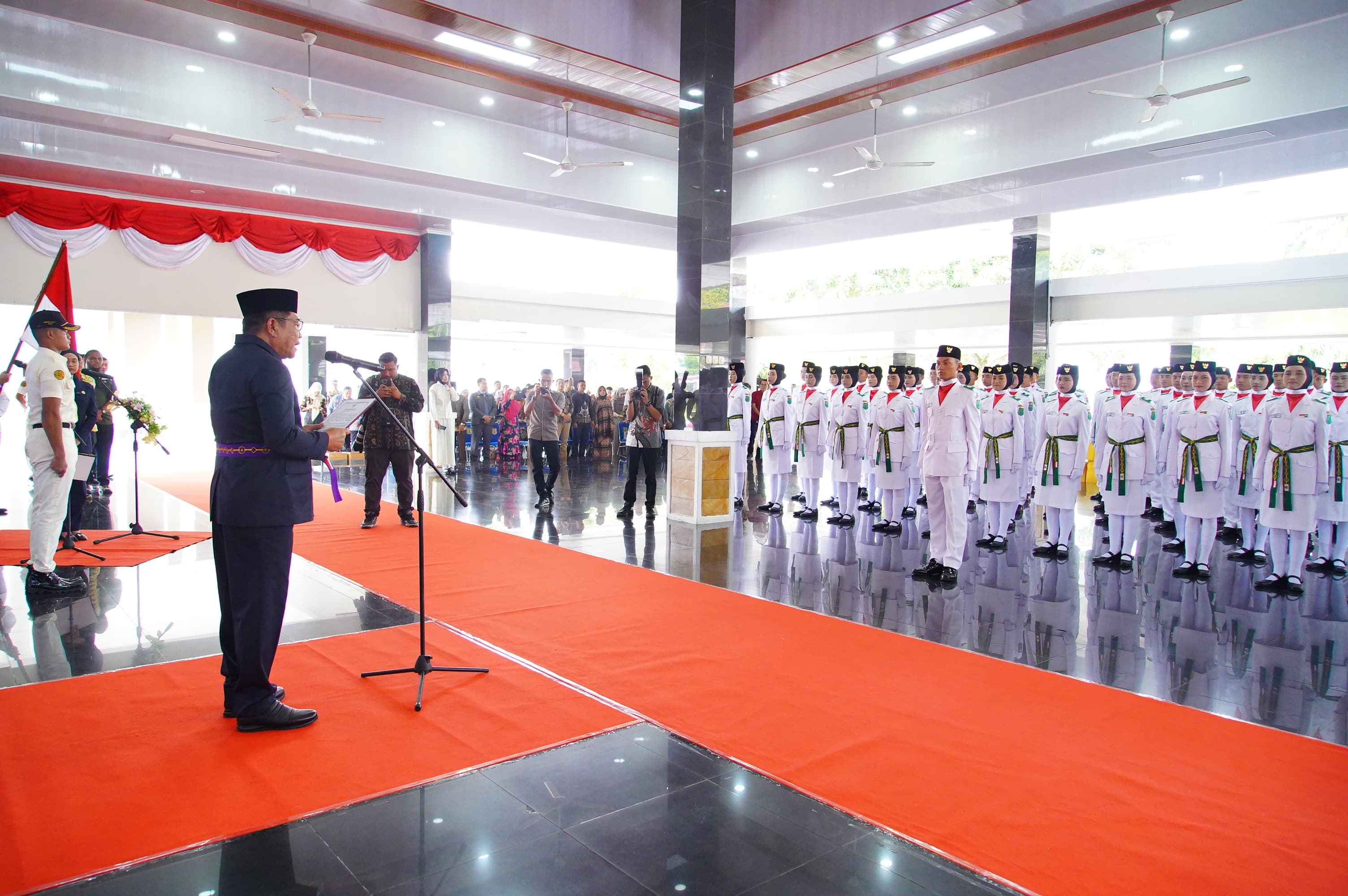 Kukuhkan Paskibraka, ini Pesan Bupati Muba
