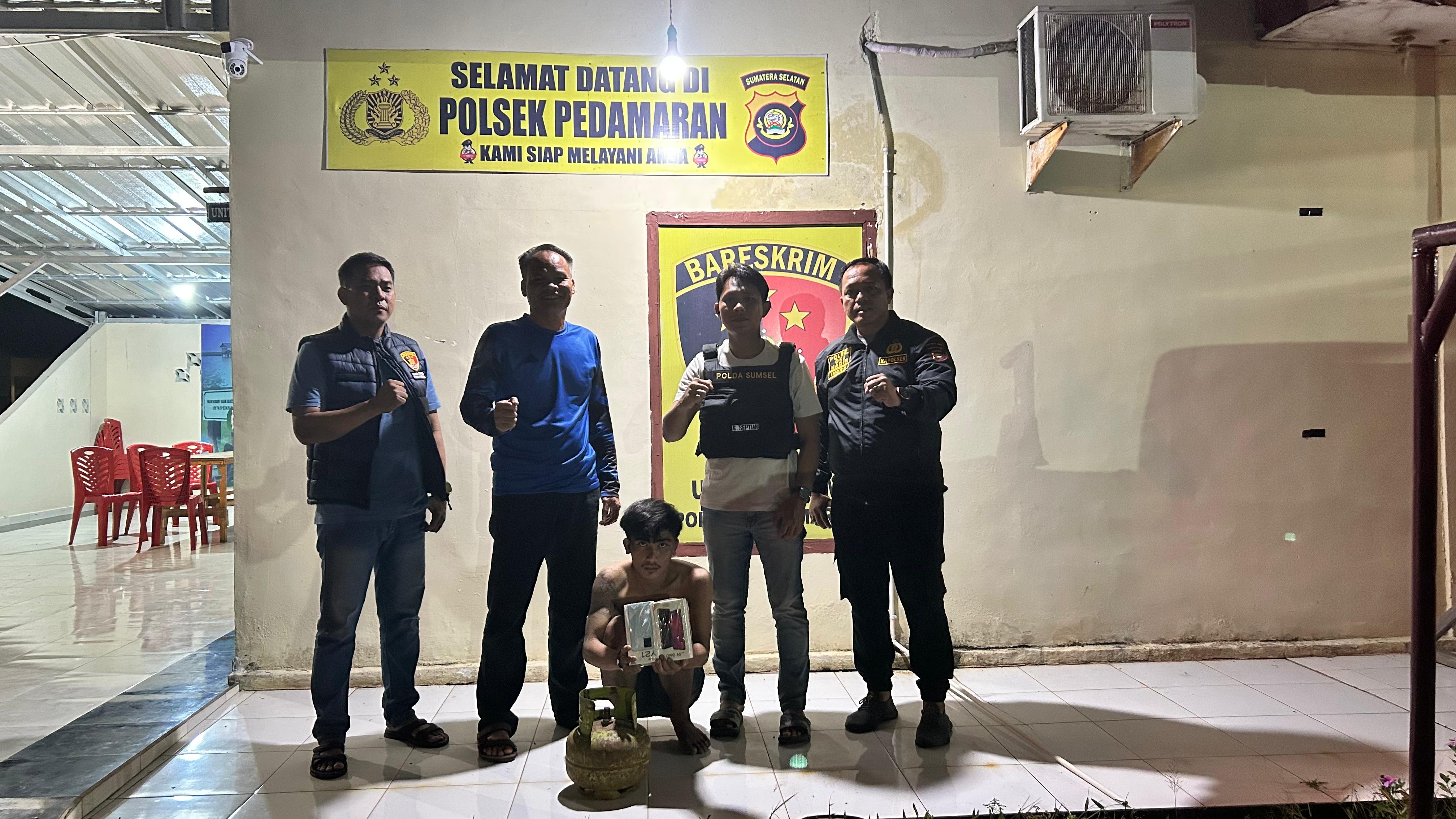 Kesal, Warga Hampir Hakimi Pencuri Meresahkan di Pedamaran