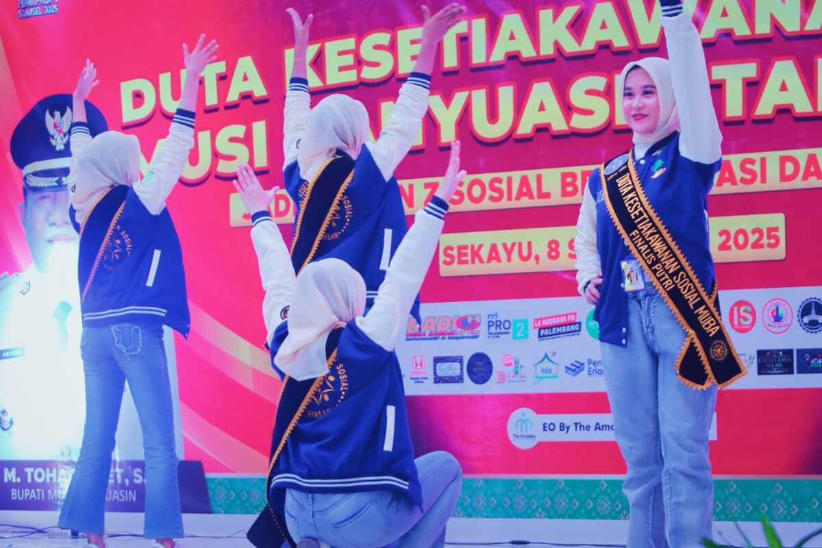 Zafa Alfaroby-Bulan Irawan, Duta Kesetiakawanan Sosial Muba 2025