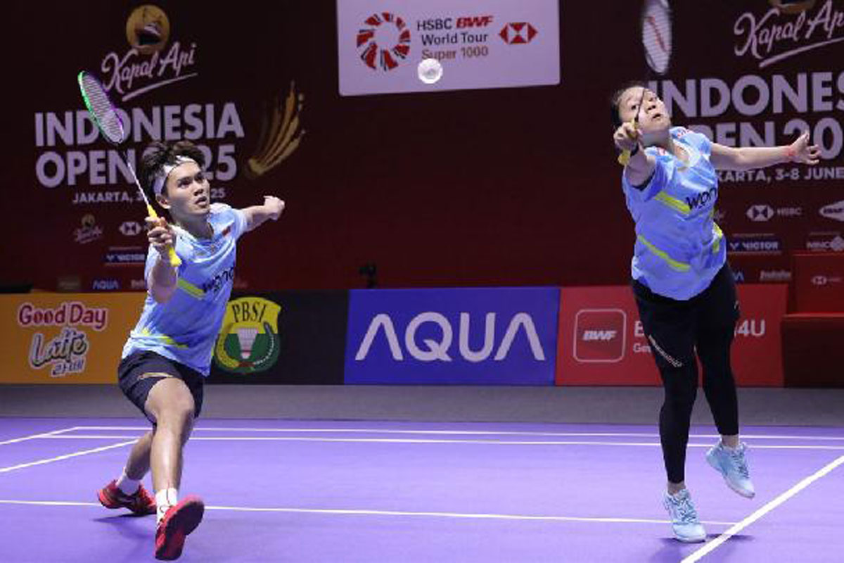 Indonesia Open 2025 - Adnan/Indah Balaskan Dendam Rinov/Pitha Atas Wakil Singapura